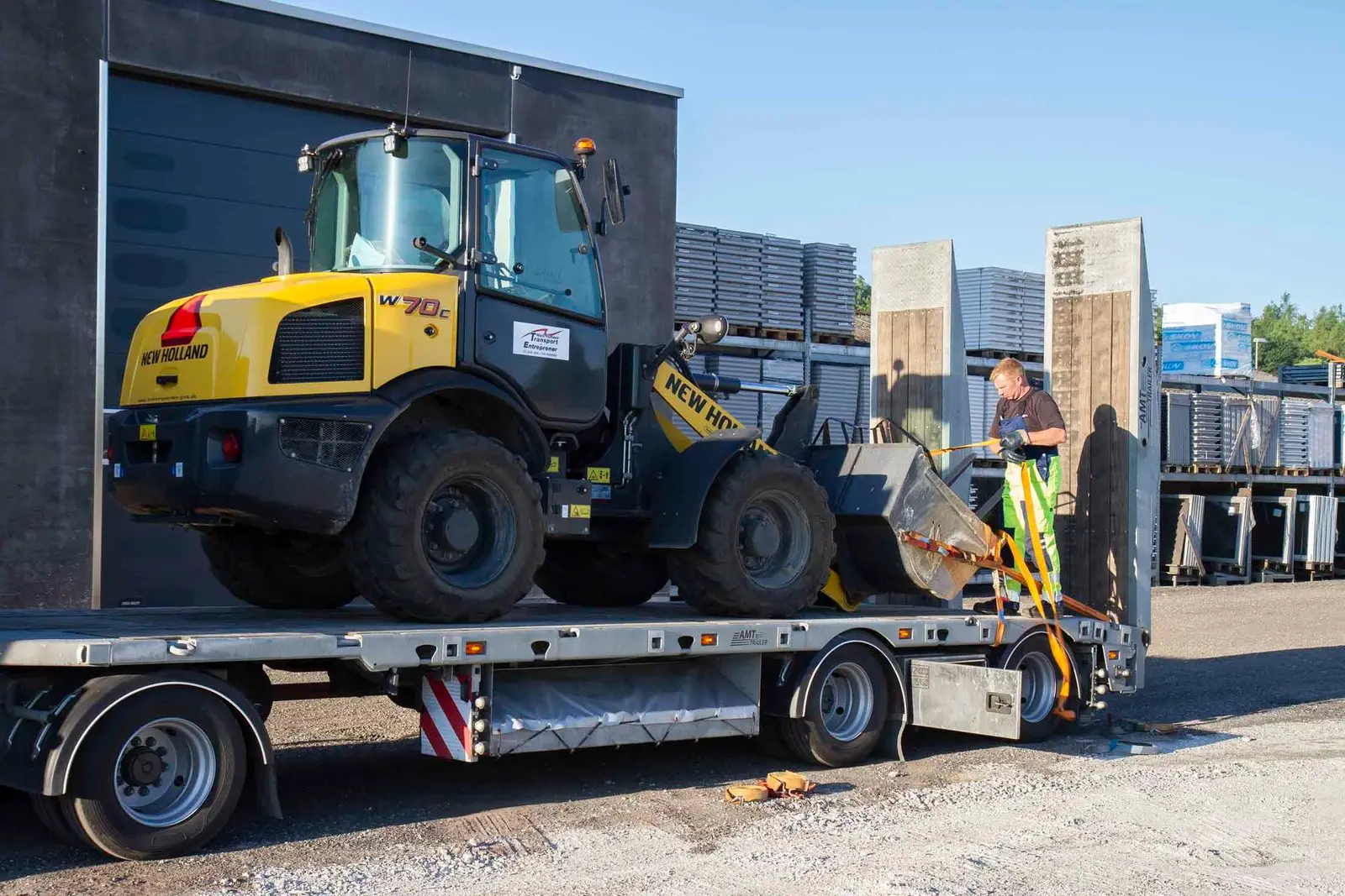 Maskintransport hos Niels Hansen Transport
