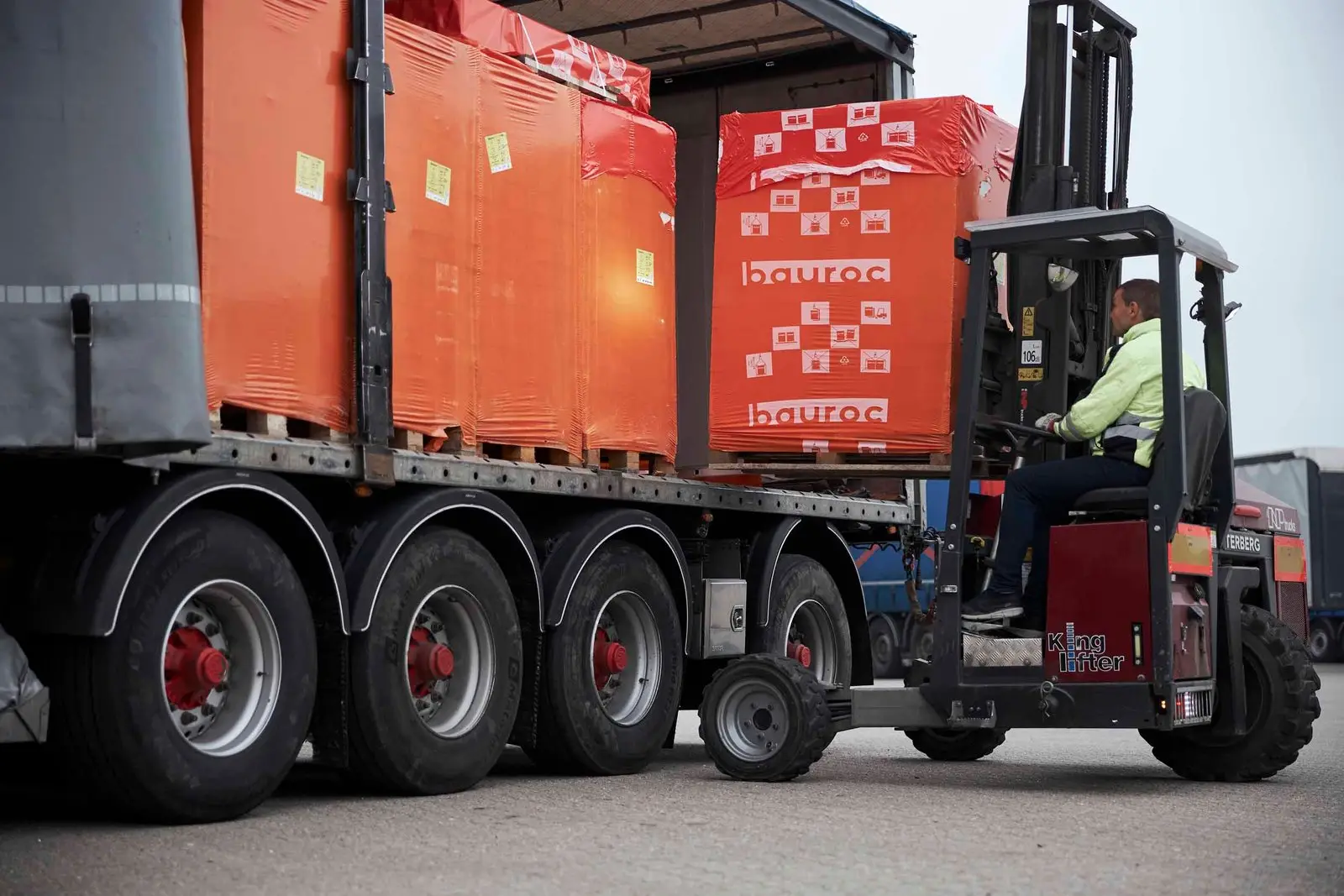 Trucktrailer fra Niels Hansen Transport